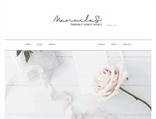 Tablet Screenshot of manuela-s.com